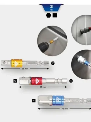 Čtyřhranný adaptér-sada bitů KS TOOLS BT053003 Časově Omezené