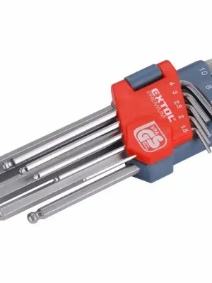 L-klíče IMBUS, sada 9ks, 1,5-10mm, s kuličkou Nejprodávanější