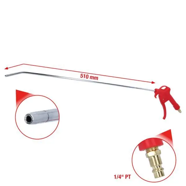 Sezónní Sleva Univerzální pneumatická vyfukovací pistole, 510 mm KS TOOLS 515.1904