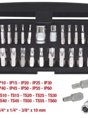 KS Tools Souprava nástrčných klíčů, Torx plus, 22dílná 911.3120 Dokud Zásoby Vydrží