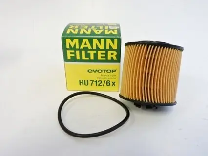 Filtr oleje OCTAVIA II. 1,6 FSI, MANN FILTER HU712/6x Sleva