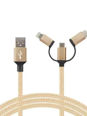 Car Commerce 68703 Kabel USB A 2.0, 3 v 1 - 2,4A 1m Nejlepší Cena