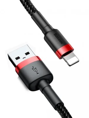 USB kabel - iPhone lightning 2m / 1,5A černo-červený CALKLF-C19 Baseus Cafule Speciální Cena
