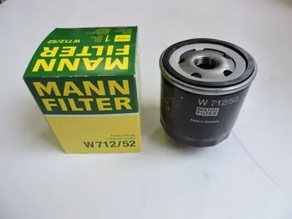 Filtr oleje OCTAVIA I. 1,6 55 kw, MANN-FILTER W712/52 Nízká Cena