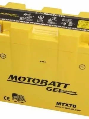 Speciální Cena Motobaterie MotoBatt 12V 7AH/110A (L+) MTX7D