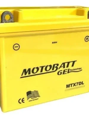 Motobaterie MotoBatt 12V 7AH/110A (P+) MTX7DL Víkendová Akce
