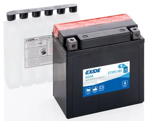 Akční Nabídka Motobaterie Exide Bike AGM 12V, 9Ah, ETX9C-BS