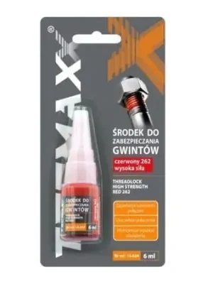 Nejlepší Cena TecMaxx 14-034 Zajištění šroubů, červený pevný 6ml
