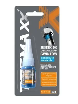 TecMaxx 14-033 Zajištění šroubů, modrý střední 6ml Akční Nabídka