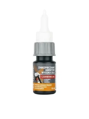 Pouze Dnes TecMaxx 14-036 Zajištění šroubů, červený pevný 10ml