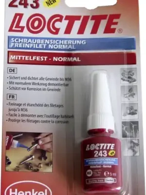 Oblíbený LOCTITE® 243 1370555 zajištění šroubů Pevnost - střední 5ml