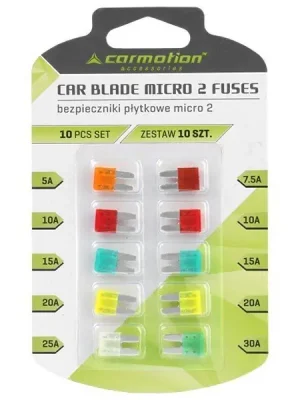 Carmotion 58390 Nožové pojistky Micro 2 10 Ks Značkový