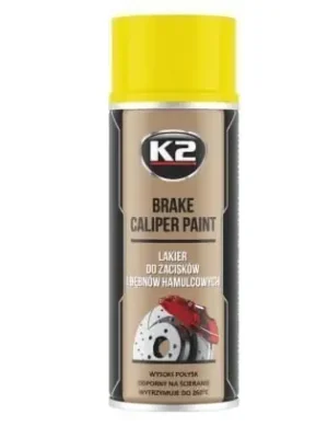 Časově Omezené K2 BRAKE CALIPER Barva na brzdové třmeny, žlutá 400ml