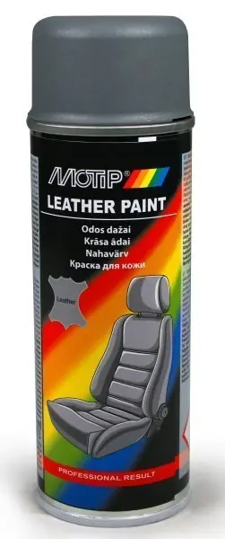 Motip 04232 Barva na kůži a koženku šedá Spray 200ml Zlevněný