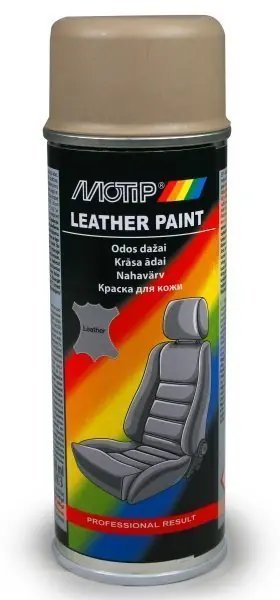 Dokud Zásoby Vydrží Motip 04233 Barva na kůži a koženku šedo-béžová Spray 200ml