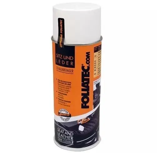 Super Cena Foliatec 2400 Čistící pěna pro barvy na kůži Seat & Leather 400 ml