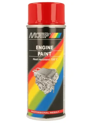 Nejlepší Volba Motip 04091 Barva na motory červená ve spreji 400ml