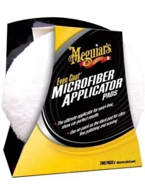 Meguiar's Even Coat Microfiber Applicator Pads - mikrovláknové aplikátory (2 kusy) Poslední Šance