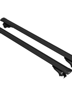 Příčníky na integrované podélníky GP Balance 130cm - aluminium / uzamykatelné / aero křídlo / černé / rozšiřující sada Zlevněný