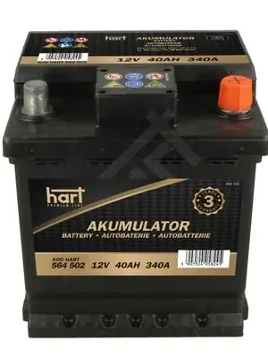 AKUMULATOR 40AH 340A 175X175X190/P+/PREM Cenová Bomba