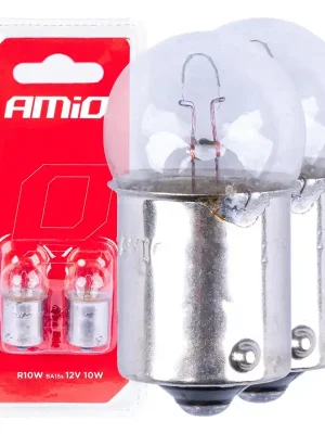 Must-Have Amio 03350 Halogenové žárovky R10W BA15s 12V 2ks blister