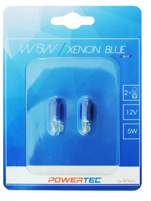 M-Tech Žárovka 12V W5W 5W W2.1X9.5D XENON BLUE Odeslání Ihned