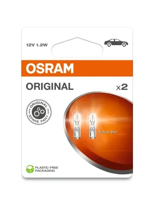 Osram 2721-2BL Žárovka, osvětlení interiéru 12V W1,2W W2x4.6d 2Ks Výhodná Nabídka