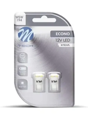 M-Tech Žárovka LED 12V W5W 0.48W 6XSMD2835 OSRA Pouze Dnes