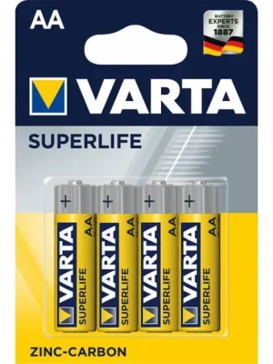Finální Výprodej BATERIE SUPERLIFE AA R6P VARTA /4KS/