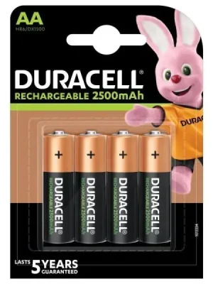 Duracell HR6/AA 2500MAh 4Ks Top Prodej
