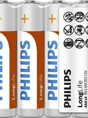 Philips tužková baterie R03 LONGLIFE AAA folie Objednat Nyní
