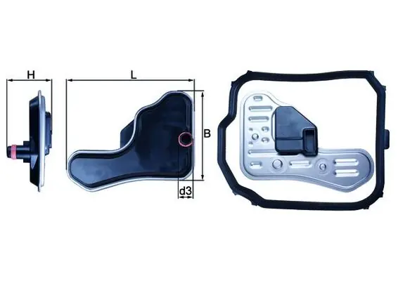 Cenový Hit Hydraulický filtr, automatická převodovka MAHLE ORIGINAL HX148D