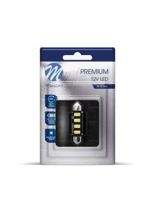 M-Tech Žárovka LED C5W 42mm 4-SMD 5630 CANBUS B Vrácení Zdarma