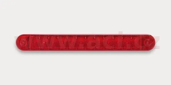 Oblíbený brzdové světlo LED samolepící 225x28 mm, kabel 0,5 m