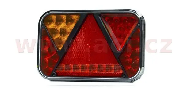 Cenově Výhodný zadní světlo LED 200x130 mm, kabel 1 m, L