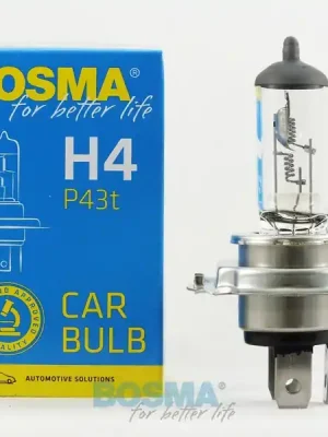 Ověřený Bosma 0409 Žárovka 24V 100/90W H4 P43t RALLY