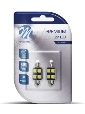 M-Tech Žárovka LED C5W 36mm 4-SMD 5050 Nejlepší Volba
