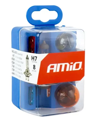 Amio 01499 Sada žárovek a autopojistek 8 ks H7 Nakupujte Hned