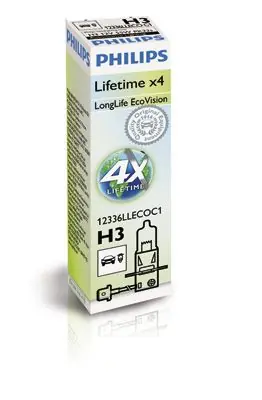 Vysoce Kvalitní Philips 12336LLECOC1 Žárovka 12V H3 55W PK22s