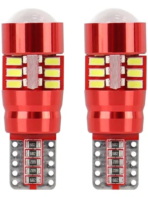 Amio 01446 Žárovka LED CANBUS 27SMD 3014 T10e (W5W) White 12V / 24V Akční Nabídka