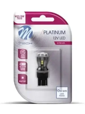 Cenový Hit M-Tech Žárovka LED 12V/24V W21/5W T20 14XSMD283