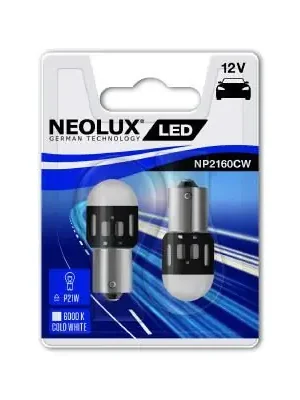Jen Po Omezenou Doba Neolux® NP2160CW-02B Žárovka LED 12V P21W BA15s