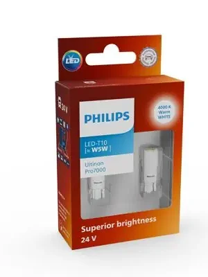 Philips 24961WU70X2 Žárovka LED 24V W5W W2.1x9.5d Akční Cena