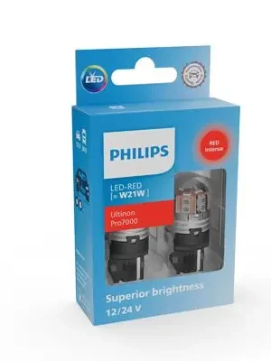 Philips 11065RU70X2 Žárovka LED 12V W21W W3x16d Levný