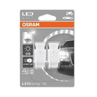 Odeslání Ihned Osram 3548CW-02B Žárovka LED 12V P27/7W W2.5x16q