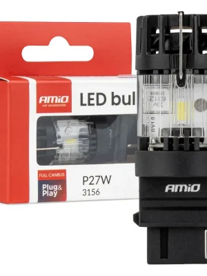 Amio 04690 LED žárovka LumiTec 3156 P27W 12V FULL CANBUS bíla 1 ks Nejprodávanější