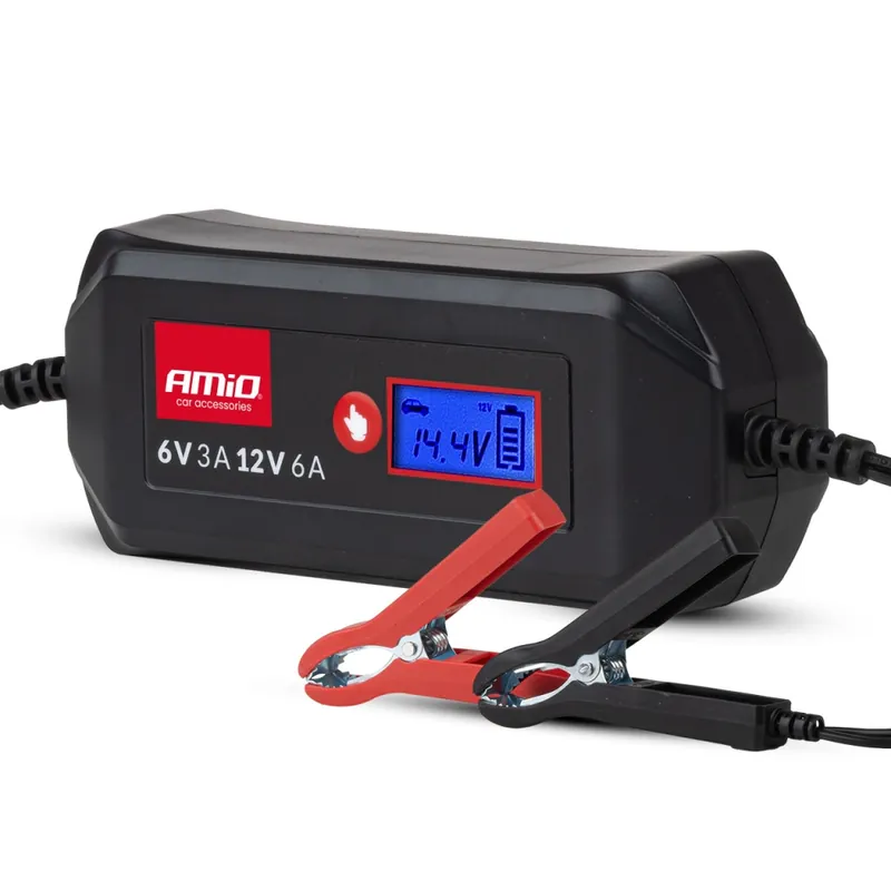 Amio 04524 Nabíječka digitální STD GEL AGM WET MAX 6A 6/12V Ihned K Objednání