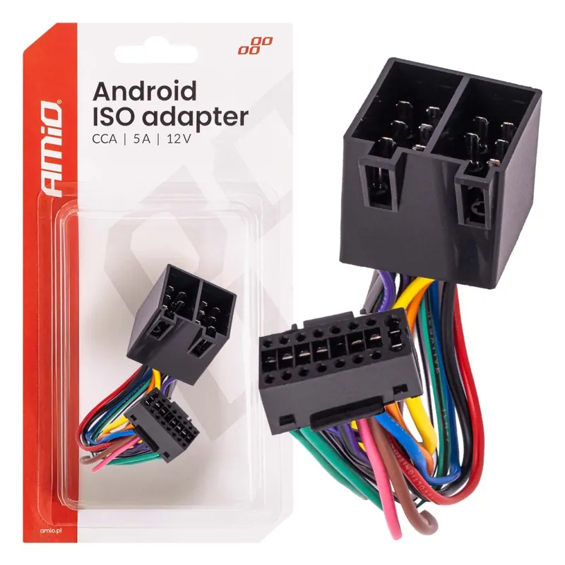 Amio 04442 Adaptér rádiový ISO CCA 5A 12V Ihned K Objednání