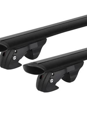Cenový Hit Příčníky na klasické podélníky / hagusy Menabo Fender 118cm - aluminium / uzamykatelné / černé