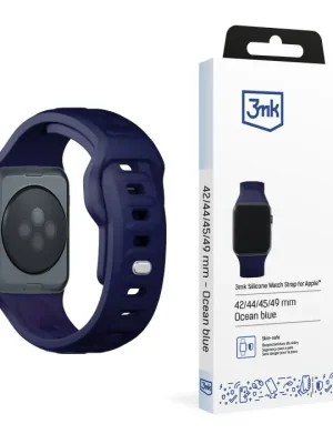 Expresní Doručení 3mk Řemínek Silicone Watch Strap for 42/44/45/46/49 mm Ocean Blue (big)